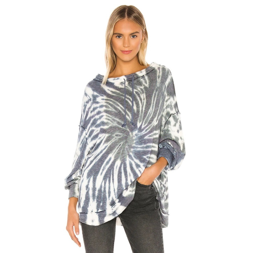We The Free By Free People Best Catch Tie Dye Sweatshirt